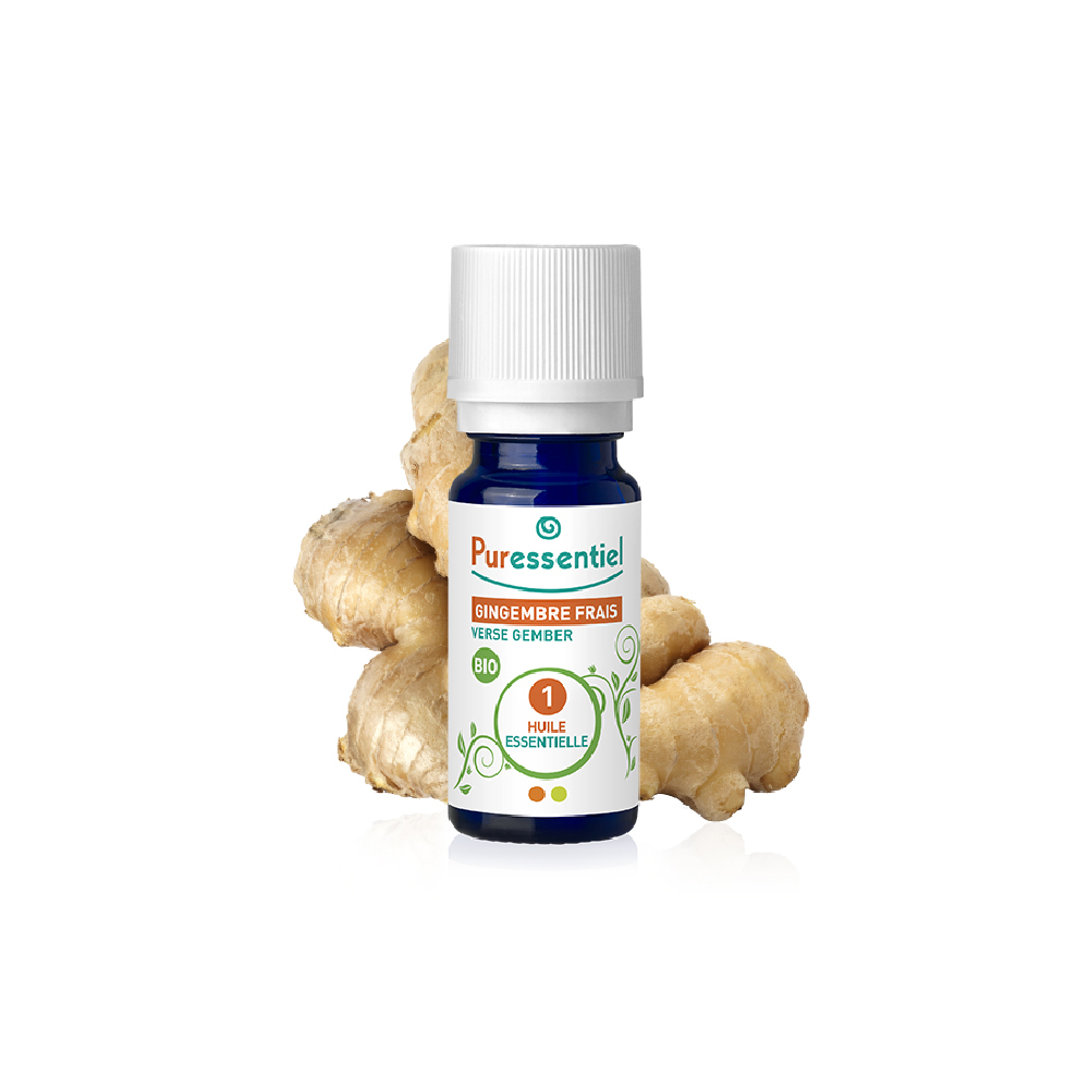 (效期至2025/07)有機認證 生薑精油 5ml (Ecocert有機認證, AB有機農業認證, HEBBD)