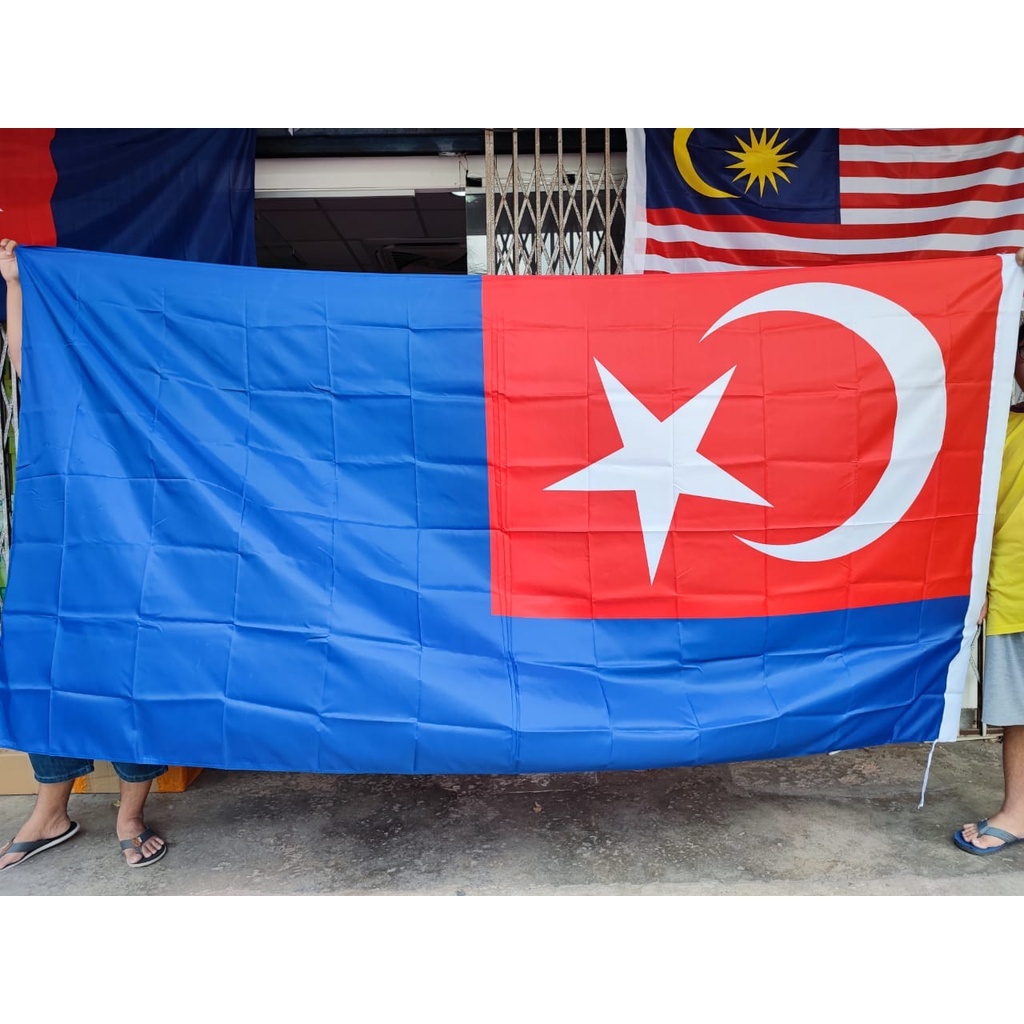 5x10kaki Bendera Johor Flag 5x10ft 2 side printing *READY STOCK*