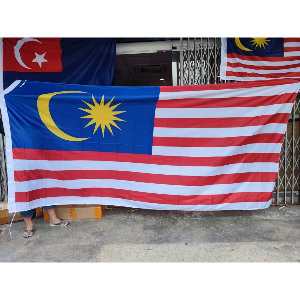 Bendera Malaysia/Johor Flag 6x12 ft,8x16 ft,10x20ft *READY STOCK*
