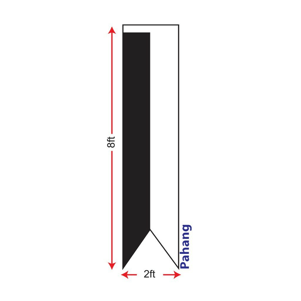 (Cotton) Bendera Pahang Flag 1x2,2x4,3x6,2x8 ft *Ready Stock*