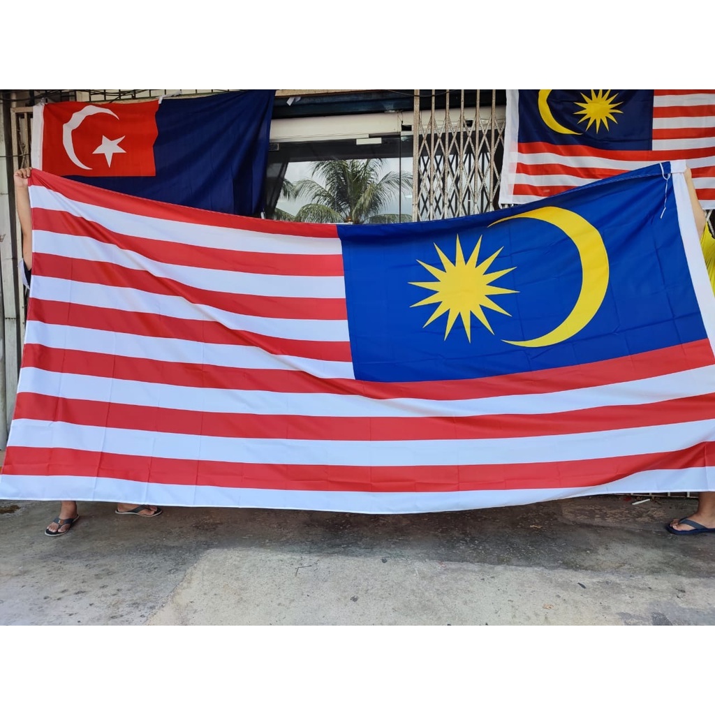 5x10kaki Bendera Malaysia Flag 5x10ft 2 side printing *READY STOCK*