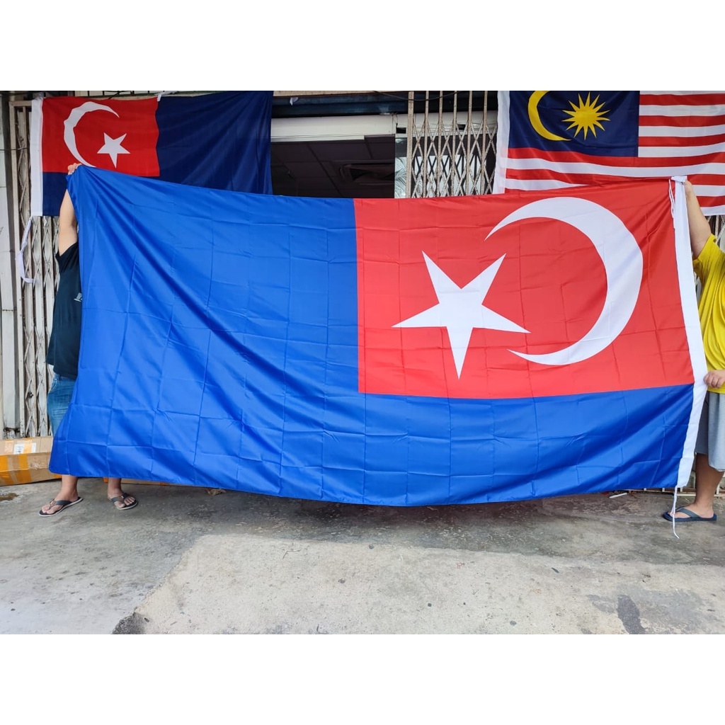 6x12 kaki Bendera Johor Flag 6x12ft 2 side printing *READY STOCK*