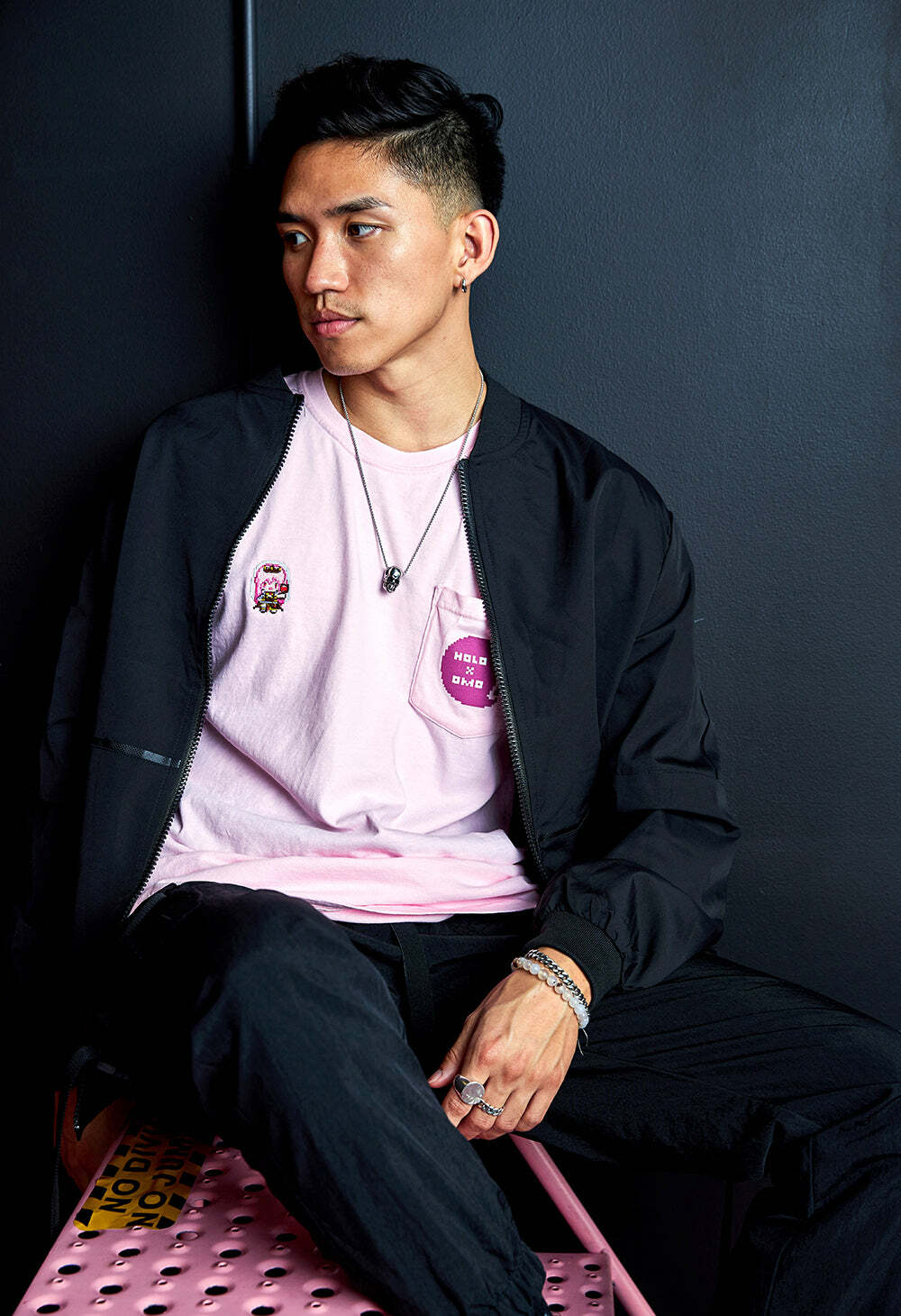 「官方代購」「第5團」Hololive EN X OMOCAT - Pixel Calliope Pocket T-Shirt