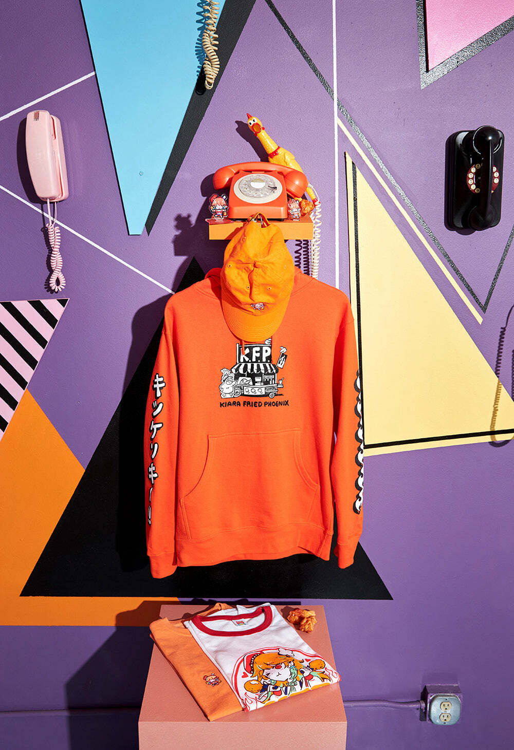 「官方代購」「第5團」Hololive EN X OMOCAT - KFP Hoodie