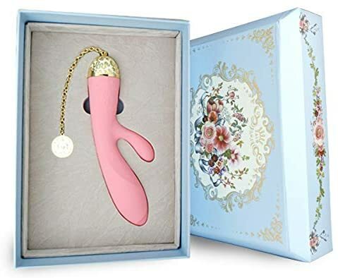 Zalo Rosalie 兔耳G點震動棒 胭粉色