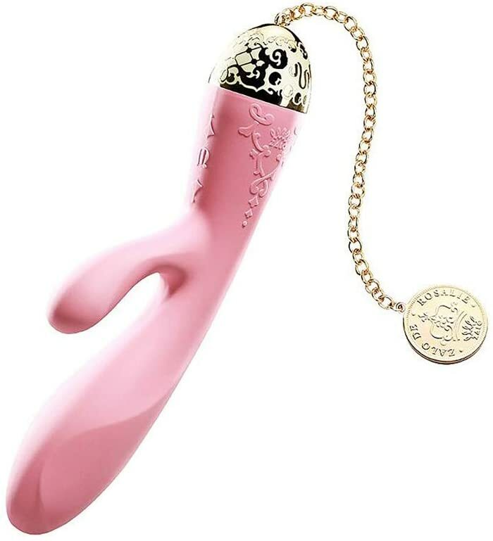 Zalo Rosalie 兔耳G點震動棒 胭粉色