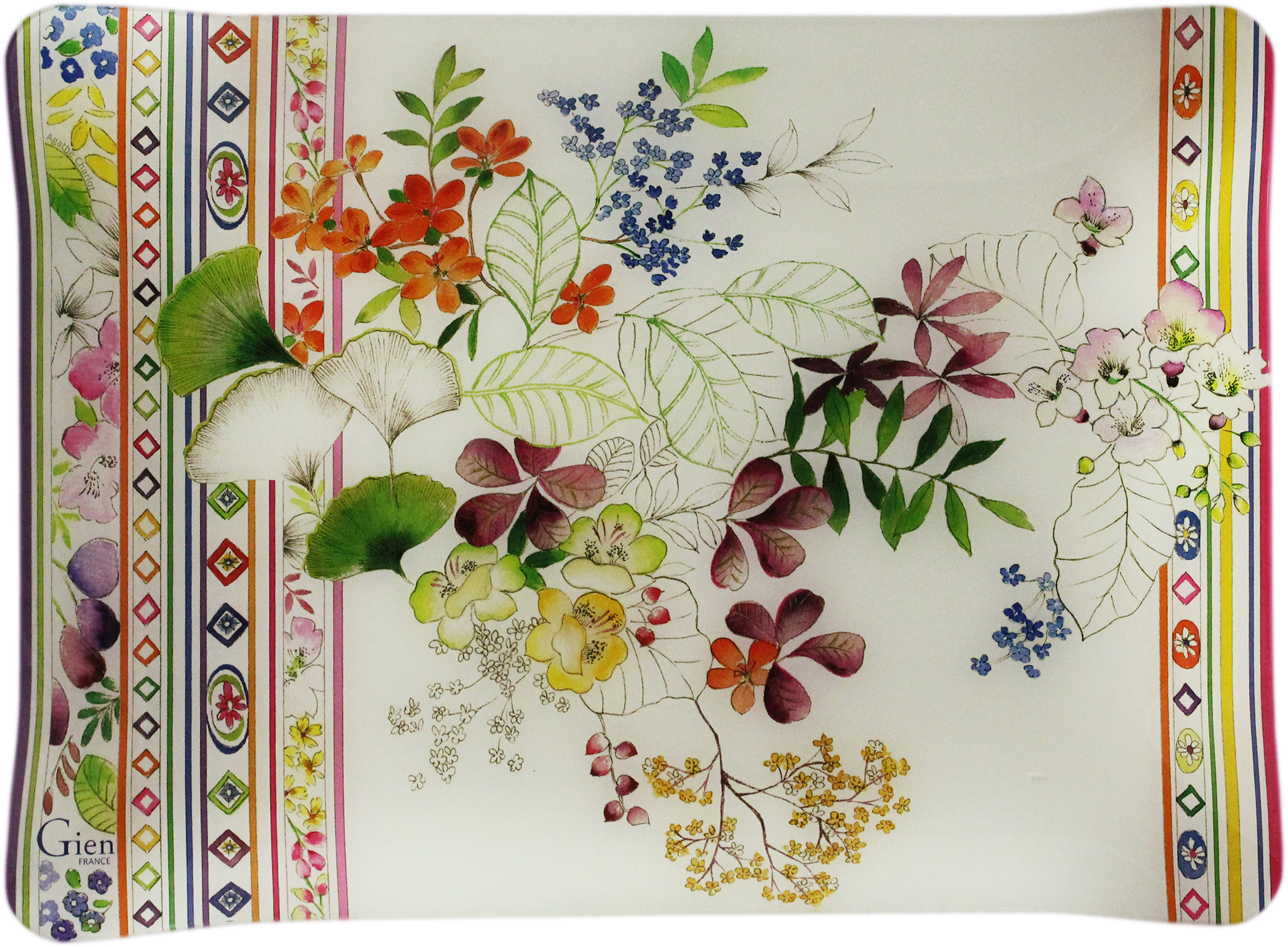 Acrylic Serving Tray, Bagatelle, Gien