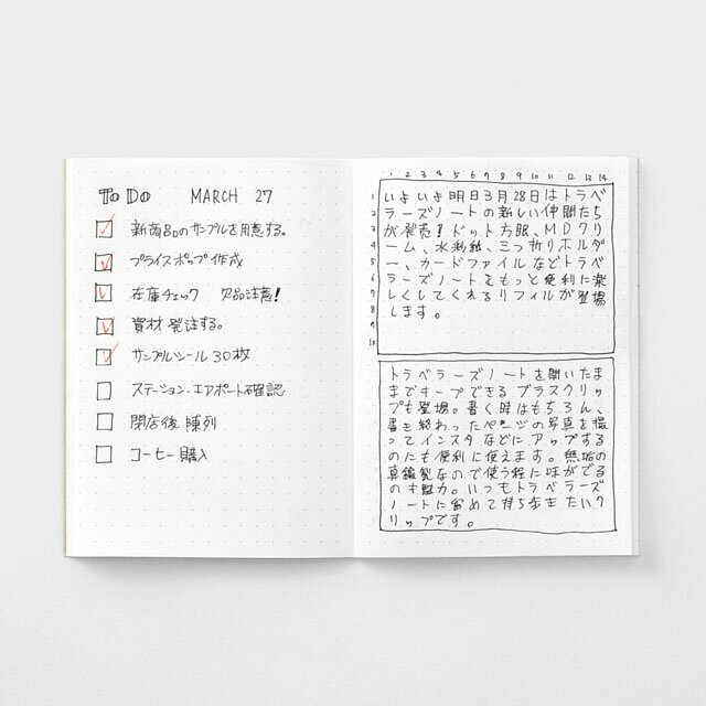 〔護照〕014 點點方眼｜日本 Traveler’s Notebook