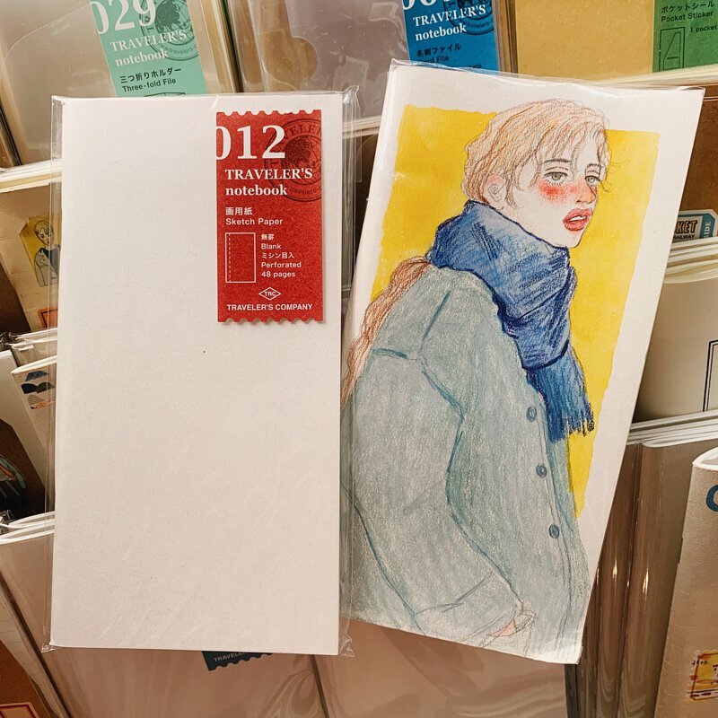 〔標準〕012 畫用紙 素描本｜日本 Traveler’s Notebook