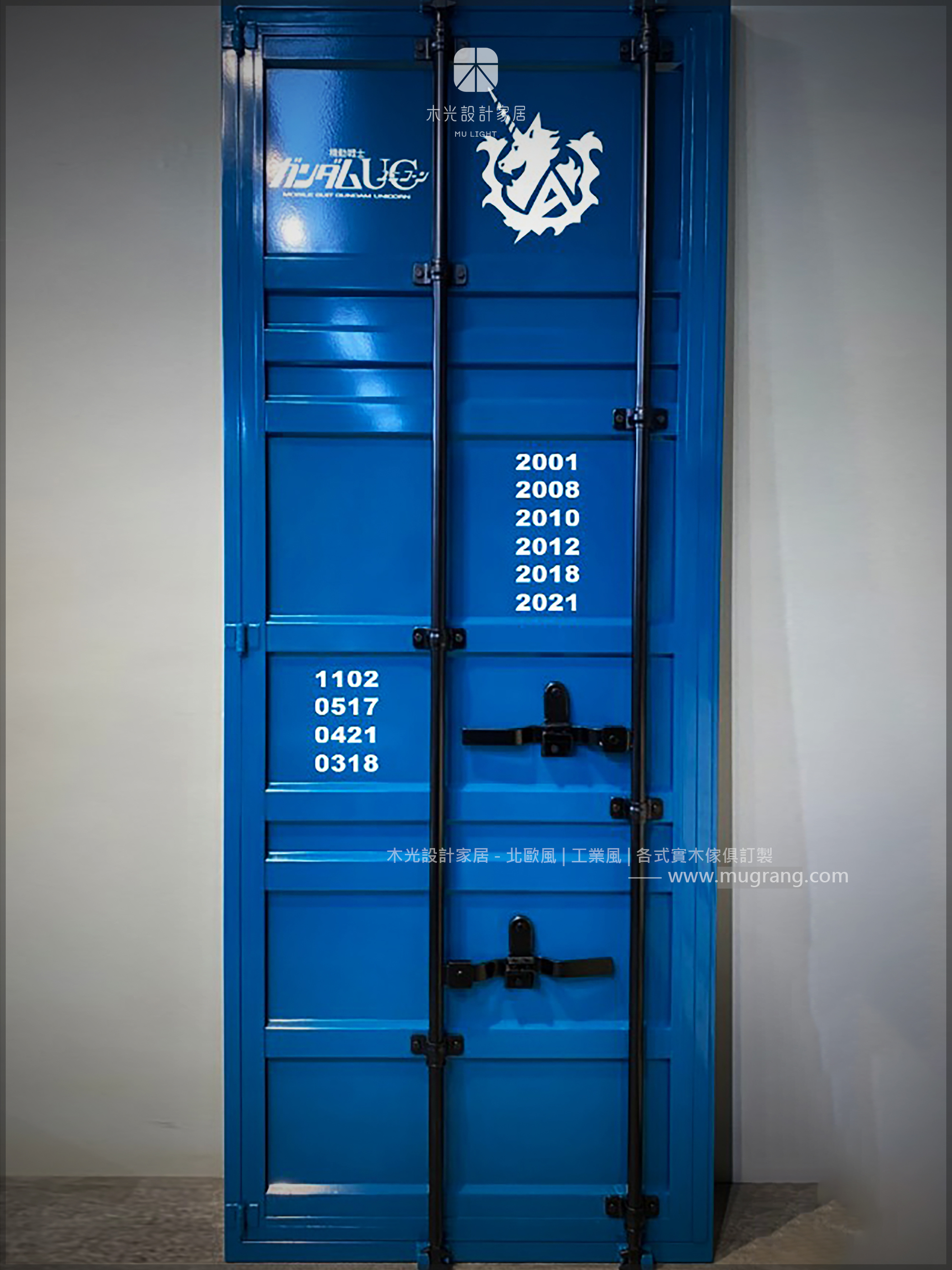 台灣製造仿真貨櫃門(顏色尺寸皆可訂做)