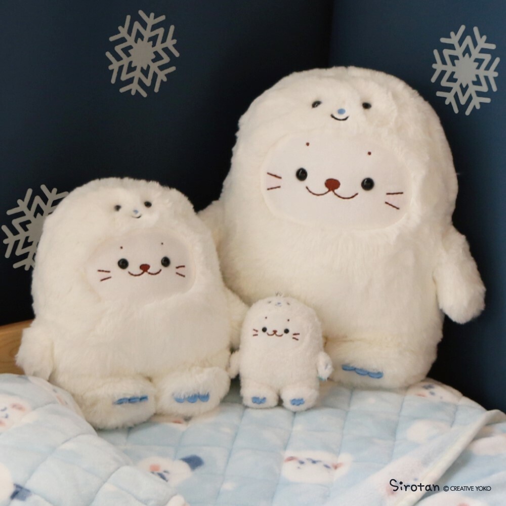 Sirotan 絨毛娃娃-雪人 (29CM/20CM) 絨毛鑰匙圈 10.5CM