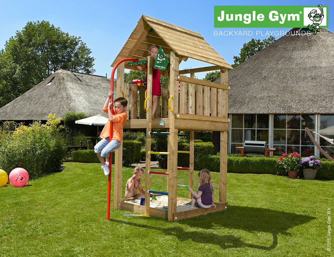 Jungle Cabin Fireman's Pole