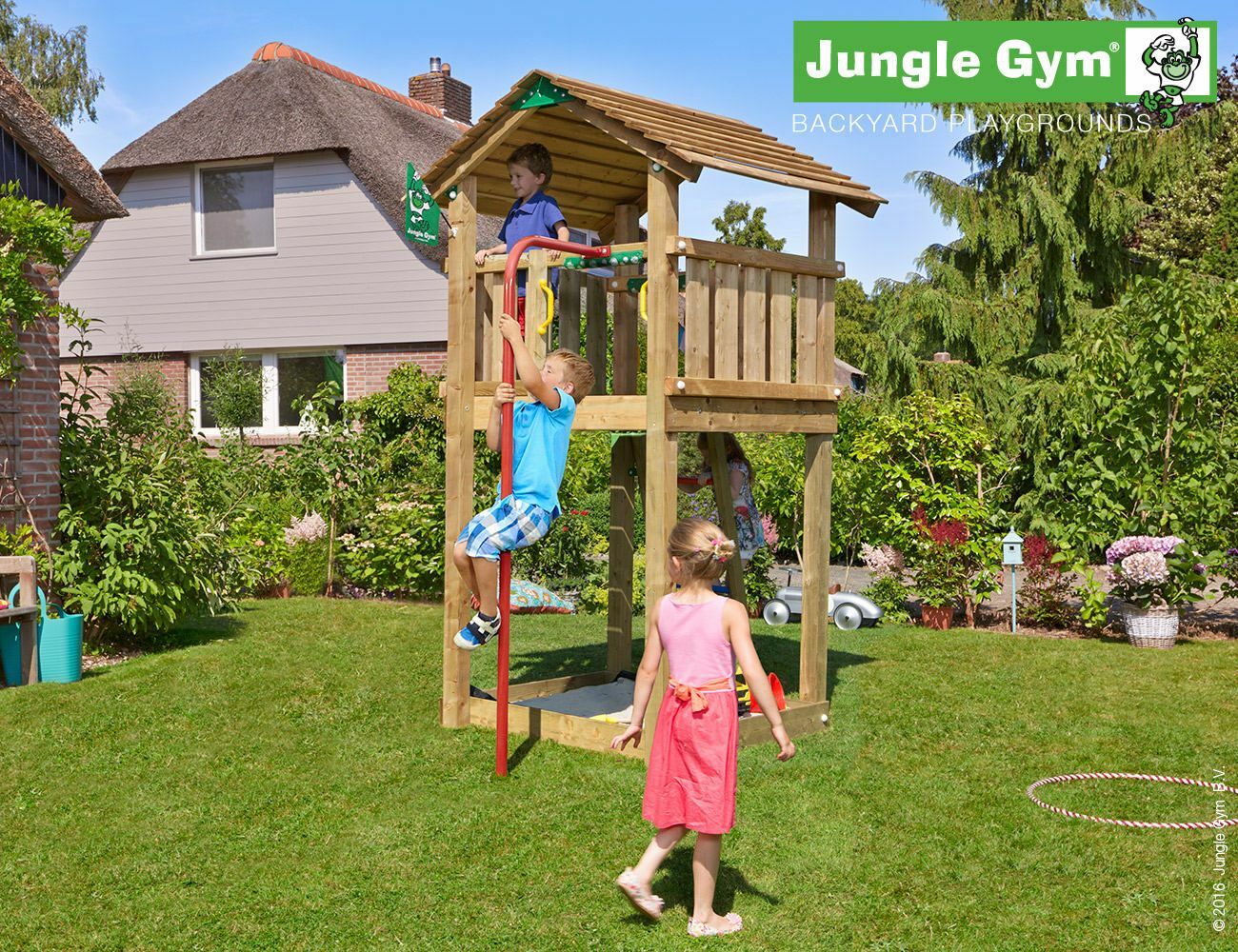 Jungle Cottage Fireman's Pole