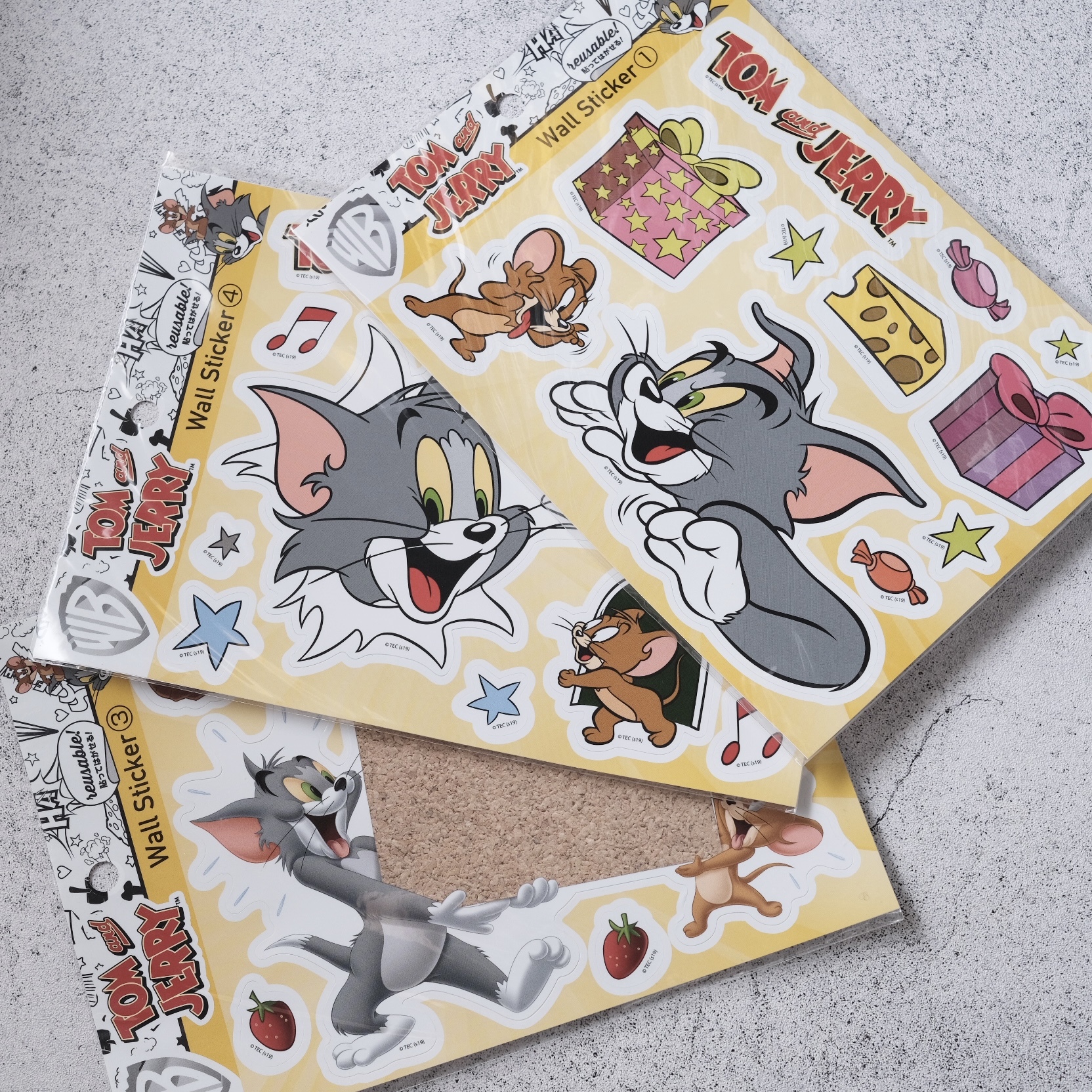 湯姆貓與傑利鼠-大貼紙 TOM and JERRY Wall Sticker