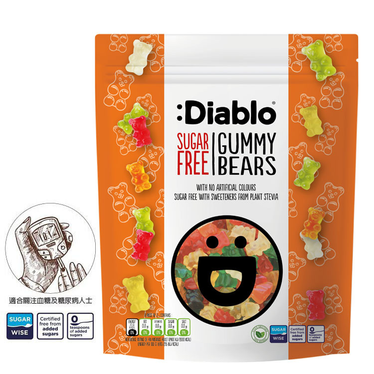Buy Double D Sugarfree Gummy Bears 90g, Free Delivery to HK