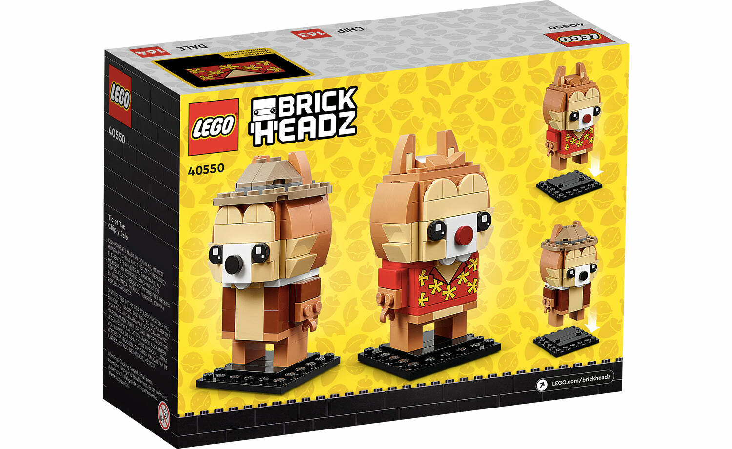 [飛米樂高積木專賣店]  LEGO 40550 大頭系列 奇奇與蒂蒂