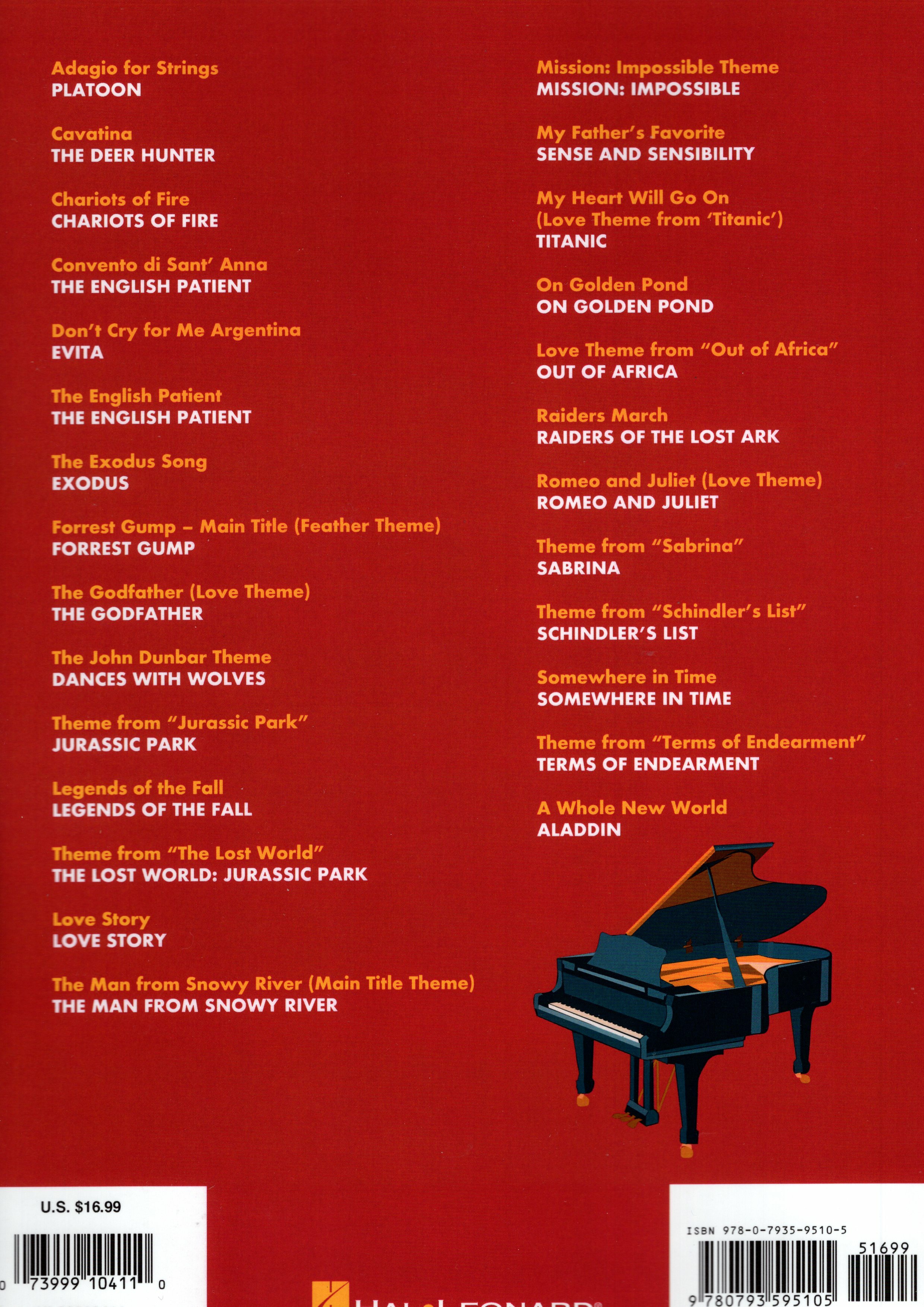 《經典電影配樂改編：鋼琴作品集》