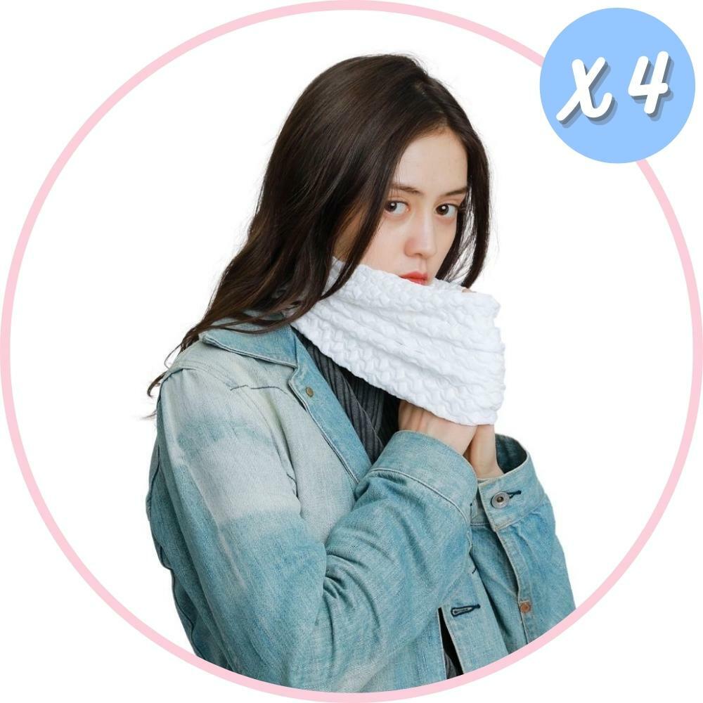 【京美】一秒變裝。十三變！多功能鍺紗圍脖(4入組)