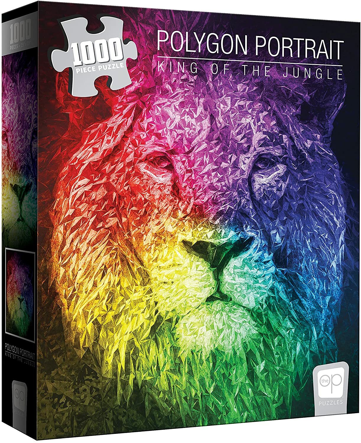 【USAOPOLY】 多邊形肖像 叢林之王1000片拼圖