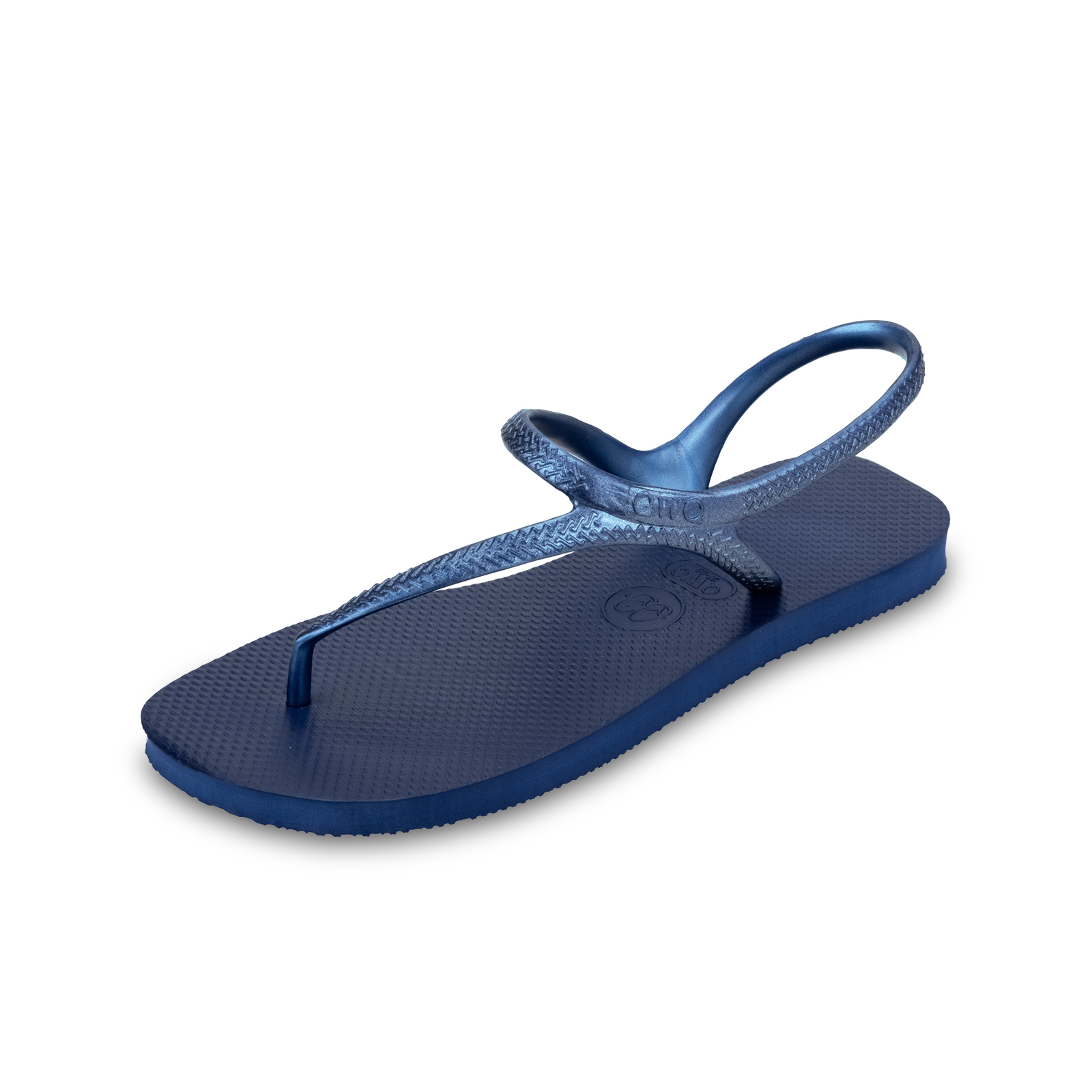 Urban綁帶涼鞋 女款珠光素色 藏青藍 腳型修長款