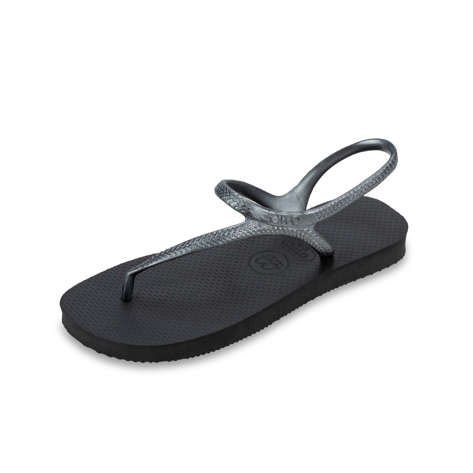 Urban綁帶涼鞋 女款珠光素色 曜石黑 腳型修長款