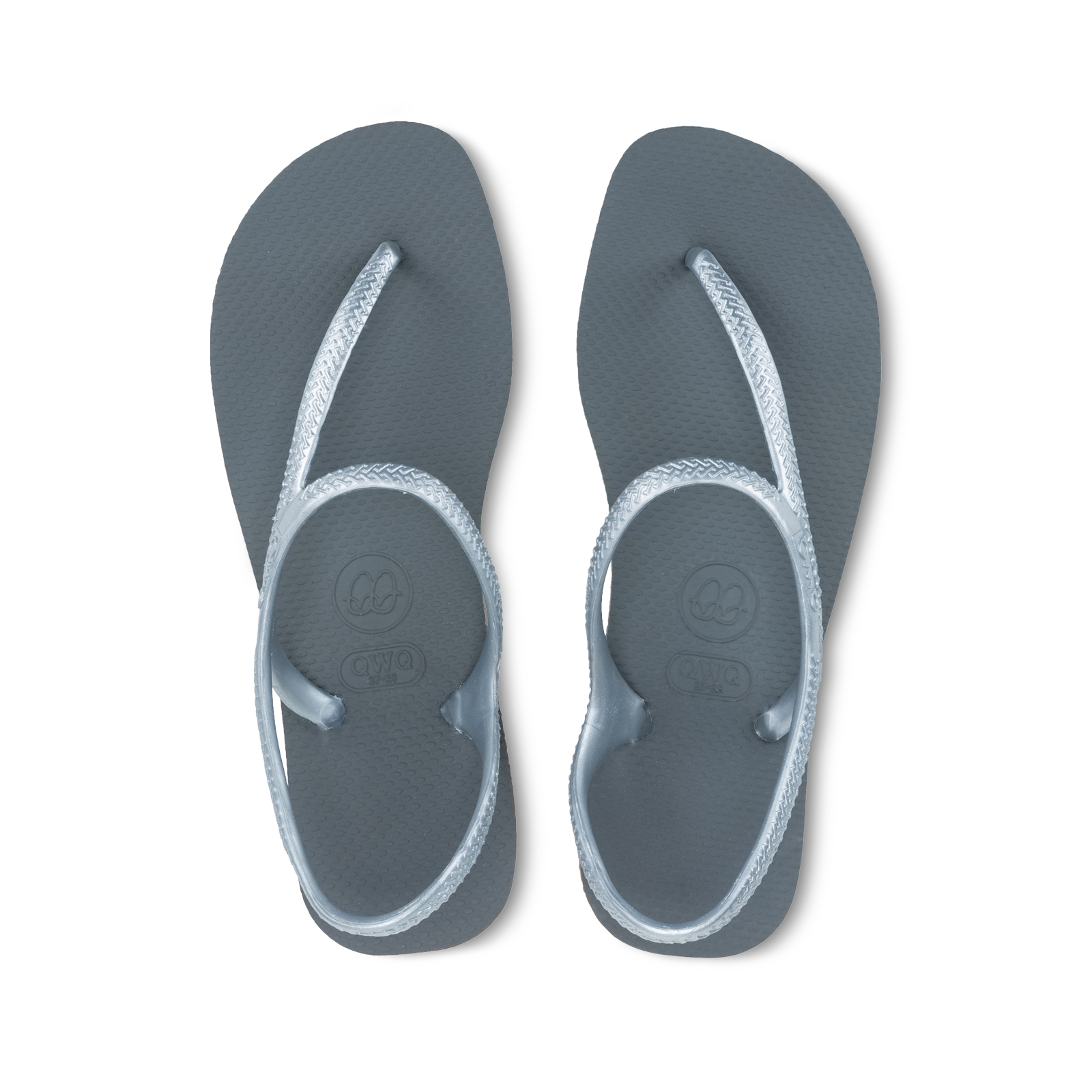 Urban綁帶涼鞋 女款珠光素色 銀河灰 腳型修長款