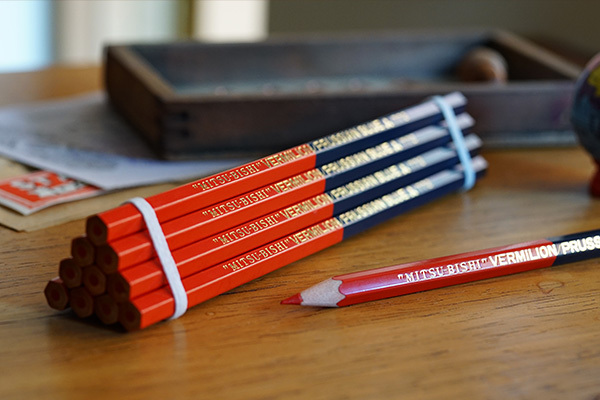 三菱紅藍5:5 六角鉛筆 772 單支