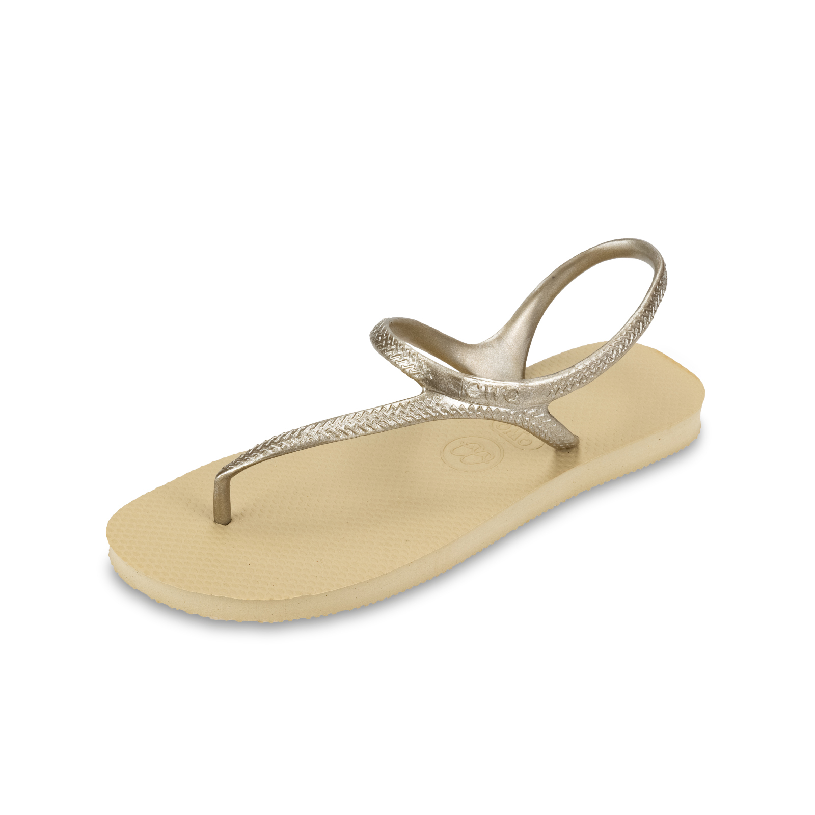 Urban綁帶涼鞋 女款珠光素色 沙金色 腳型修長款