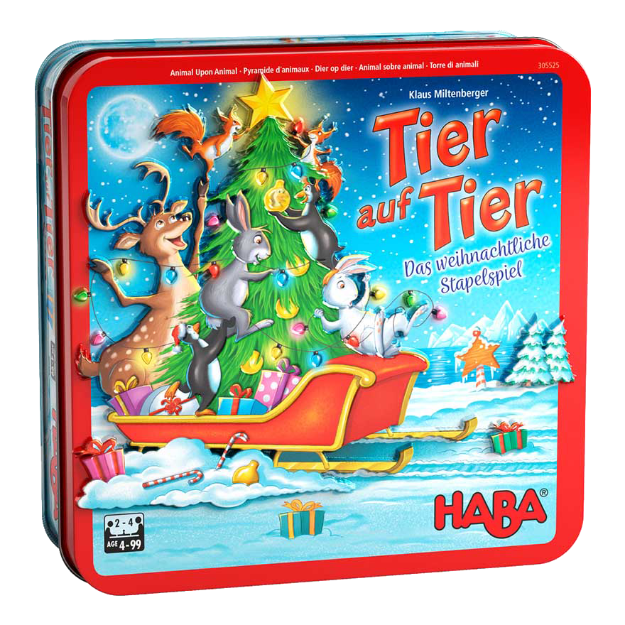 動物疊疊樂聖誕金字塔 (鐵盒版)