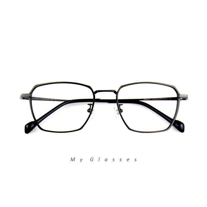 T44純鈦加厚方框眼鏡