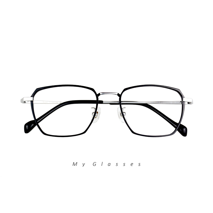 T44純鈦加厚方框眼鏡