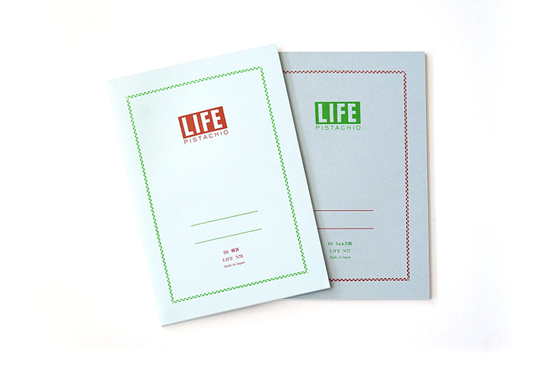 LIFE 綠線隨身筆記本：採用LIFE特抄紙