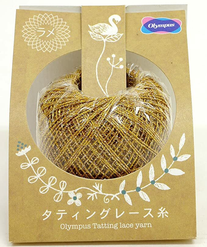 現貨 日本Olympus 梭編蕾絲專用線 金蔥線
