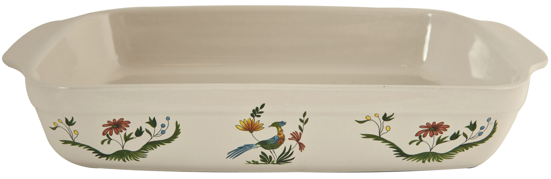 Rectangular Baking Dish, Oiseaux de Paradis