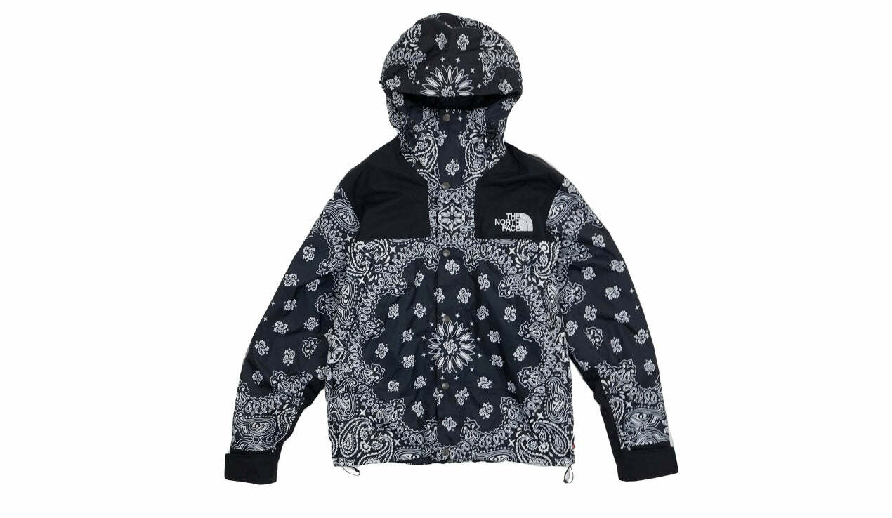 supreme the north face bandana mountain jacket red