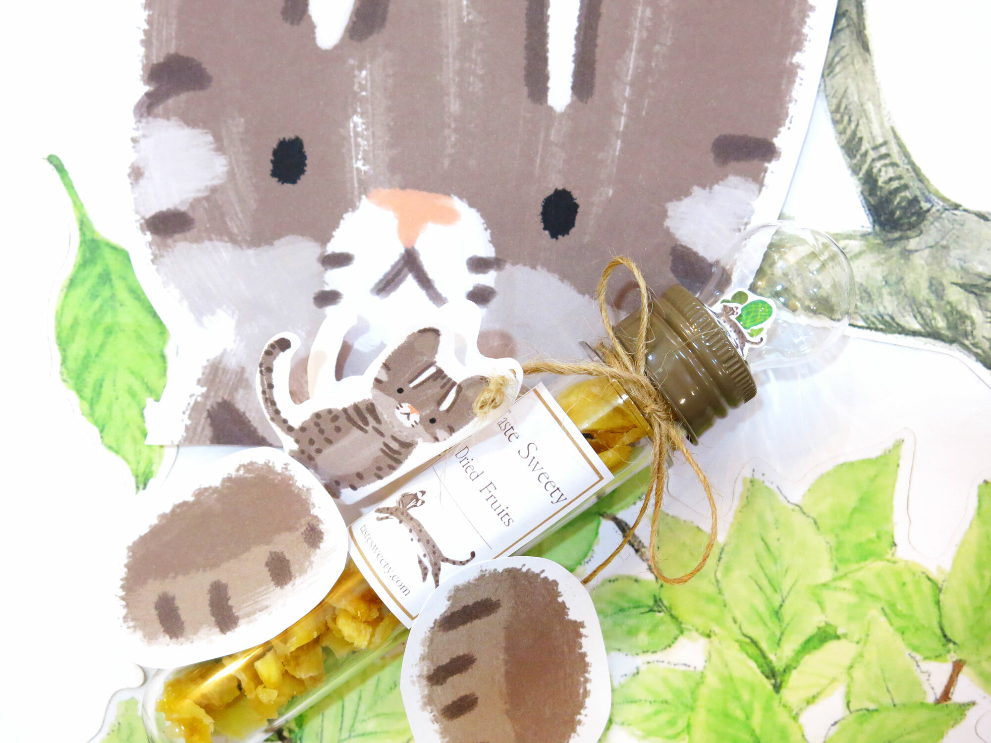 跳跳花石虎-玻璃球繽紛小果乾