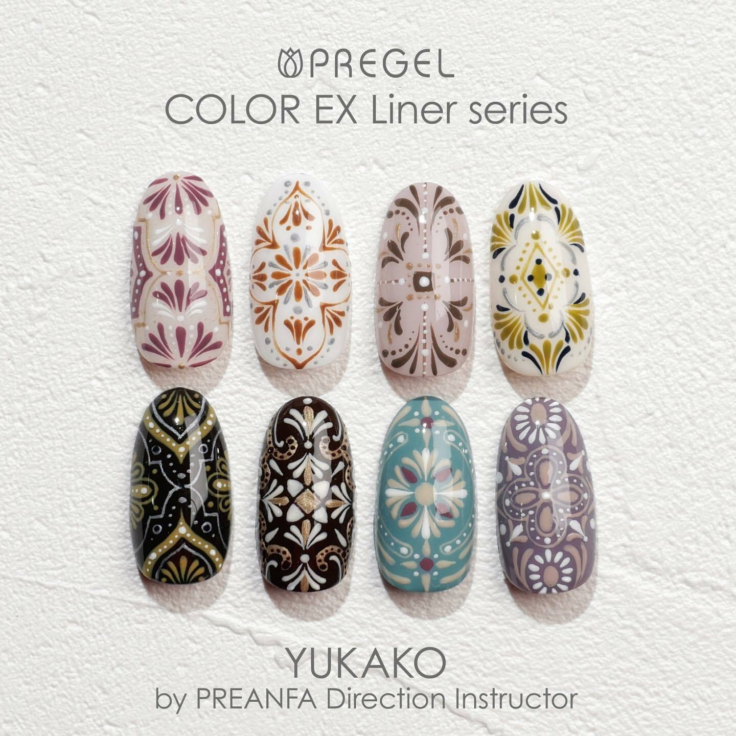 PREGEL - EX L24~L31 Liner/畫花凝膠  8色 (3g)