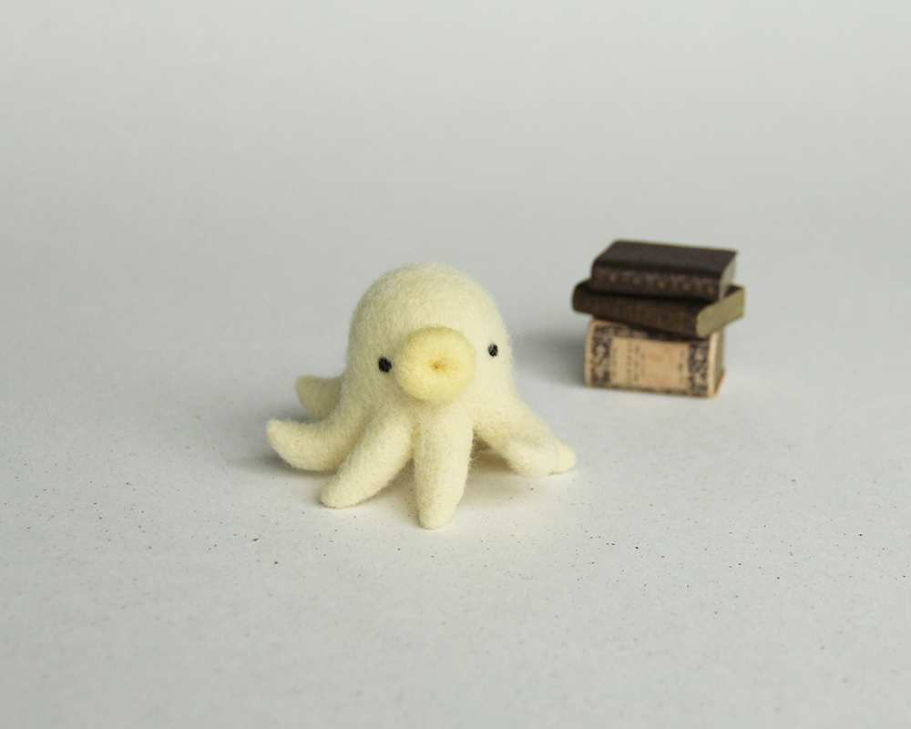 樂洋・好好玩羊毛氈材料包-嘟嘴小章魚