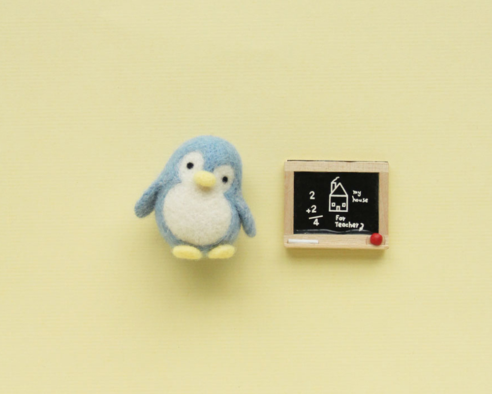 樂洋・好好玩羊毛氈材料包-呆萌小企鵝