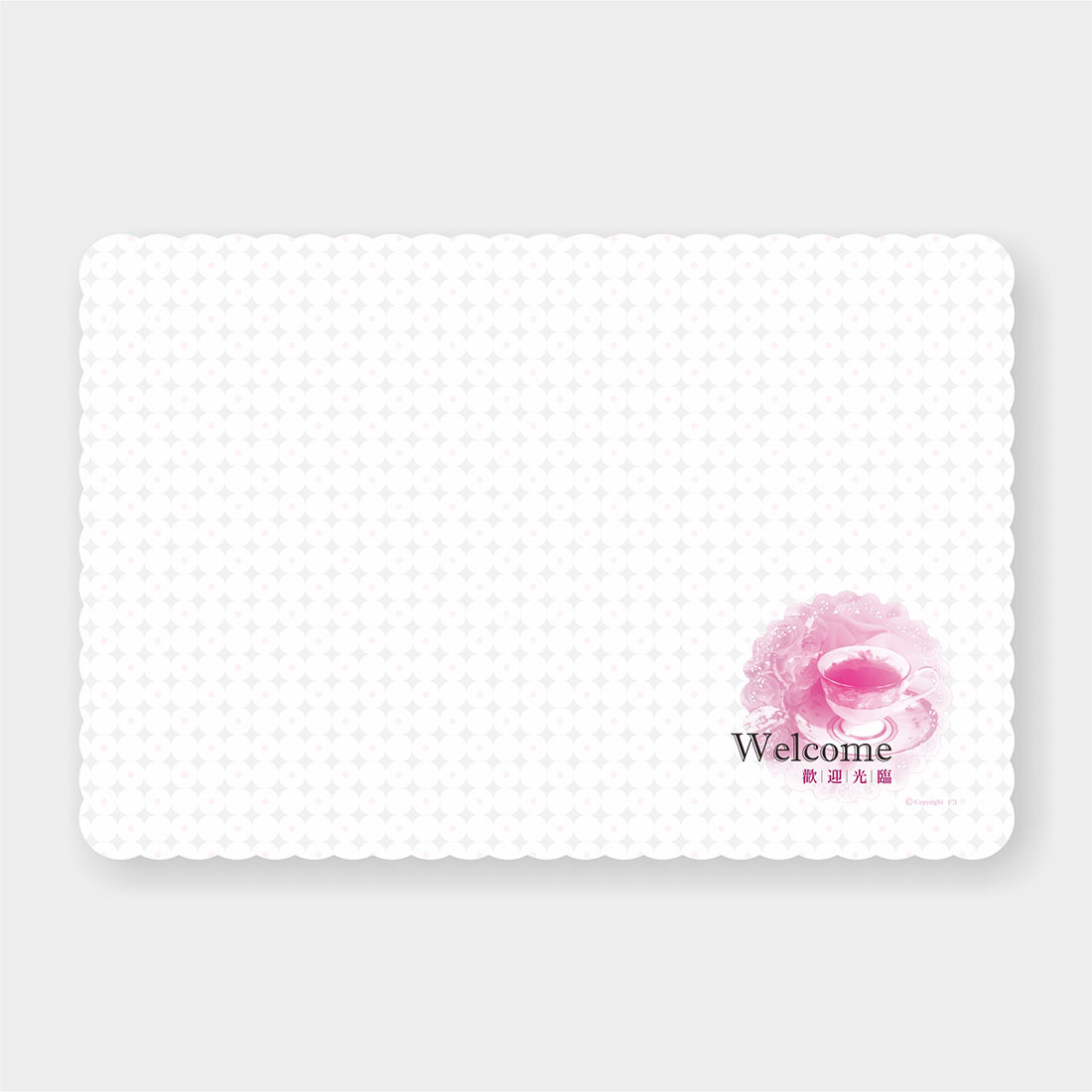 公版全彩餐墊紙 F3