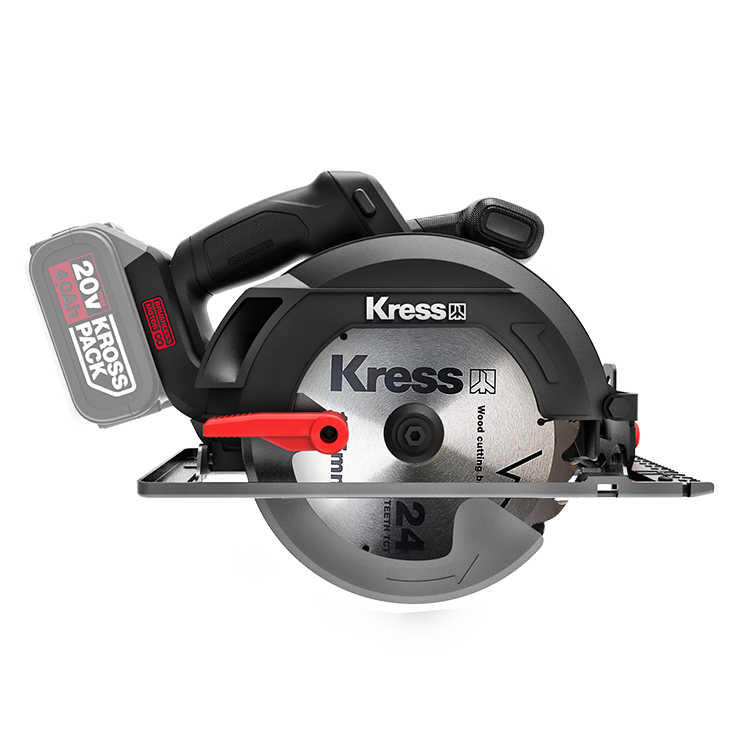 Kress KU520.9 165mm 20V 鋰電圓鋸 (淨機)
