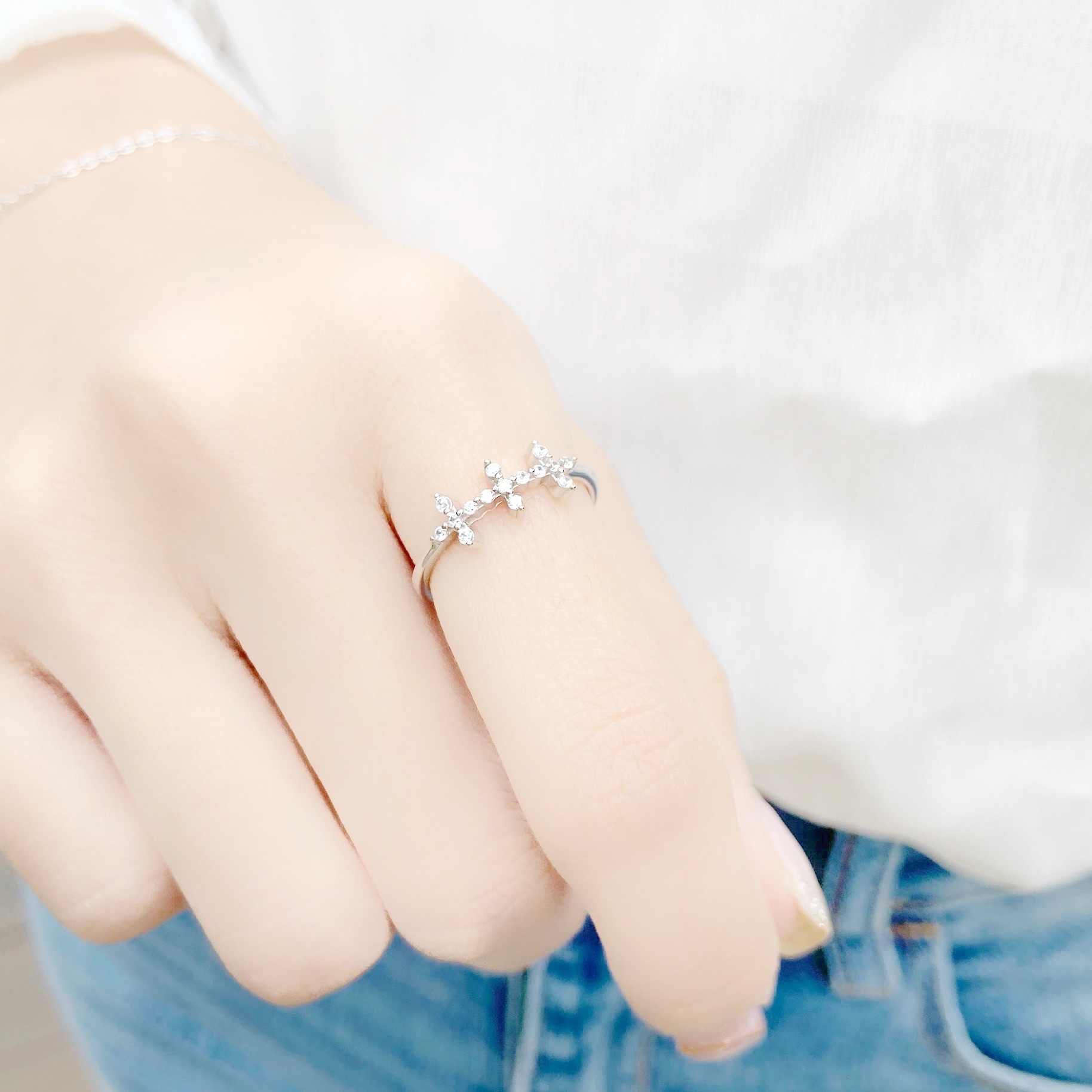 | 925 Silver |  Fence Ring | RI0389 |