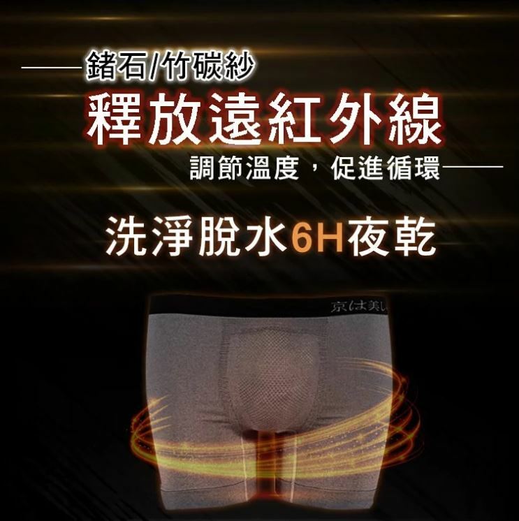 【1入】銀纖維鍺石彈力褲(平口)+【1件】X極塑護腰