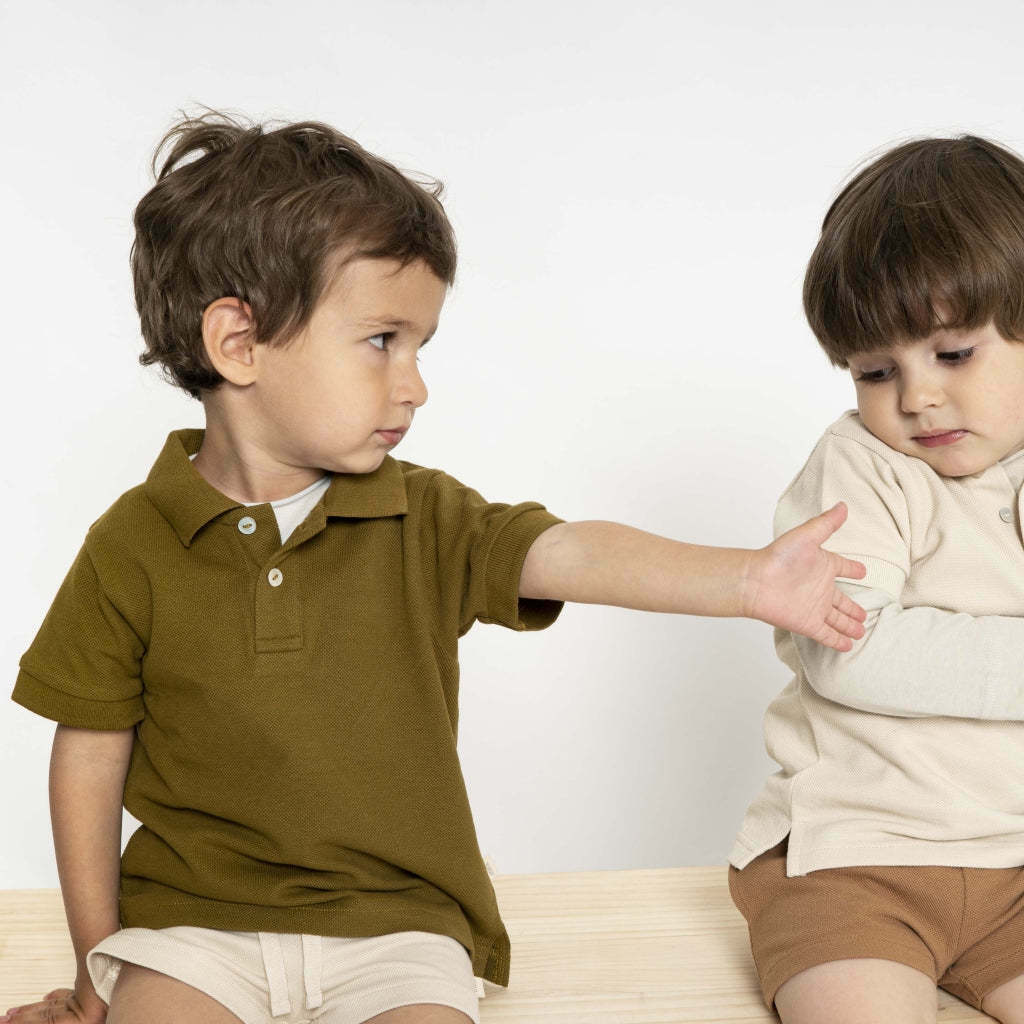 Simple polo shirt & shorts