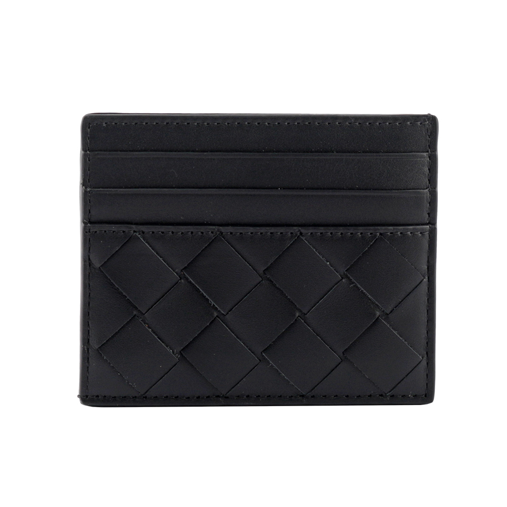 【BOTTEGA VENETA】新款編織小牛皮6卡信用卡/名片夾