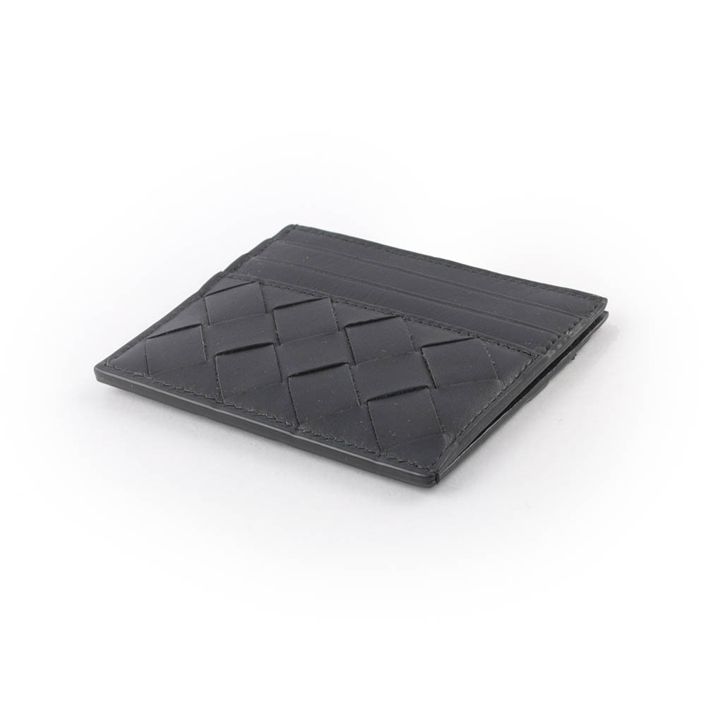 【BOTTEGA VENETA】新款編織小牛皮6卡信用卡/名片夾