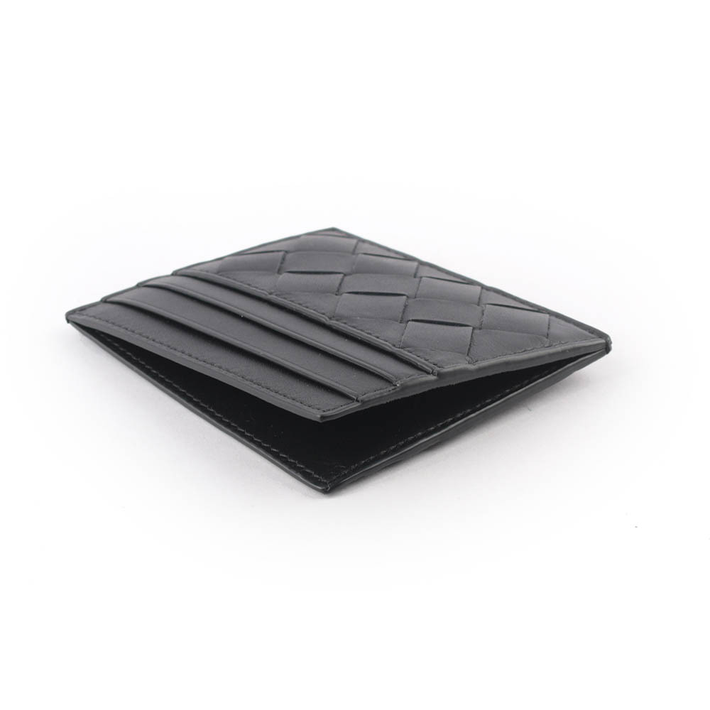 【BOTTEGA VENETA】新款編織小牛皮6卡信用卡/名片夾