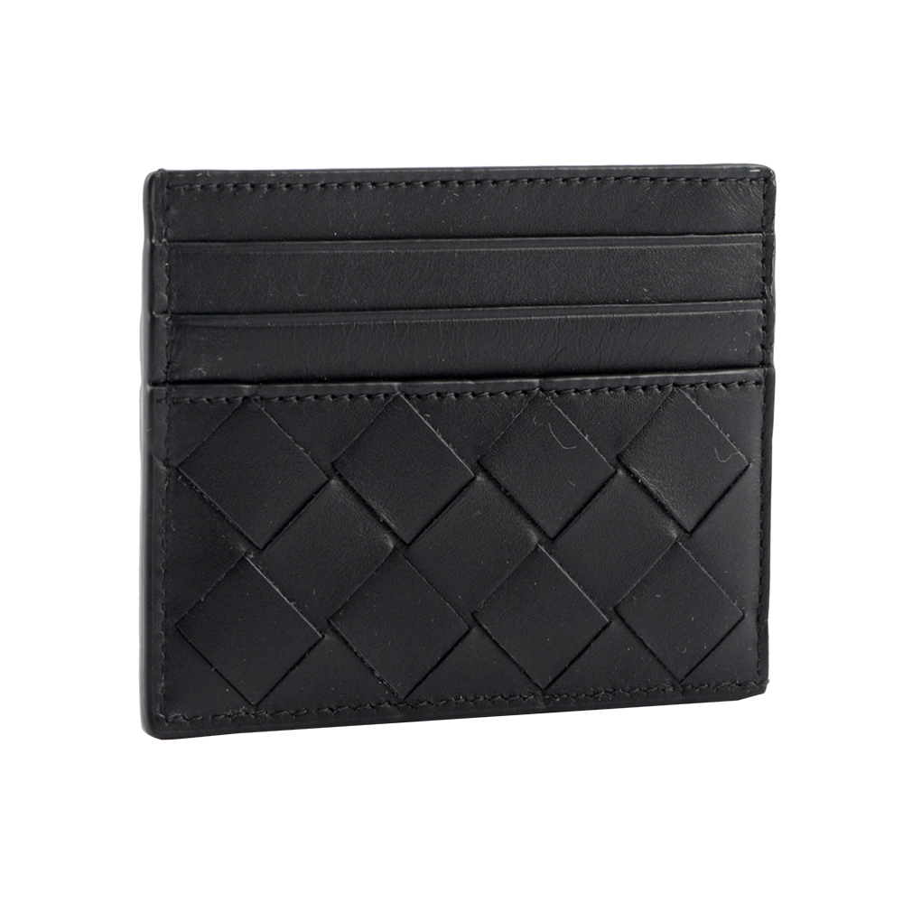 【BOTTEGA VENETA】新款編織小牛皮6卡信用卡/名片夾