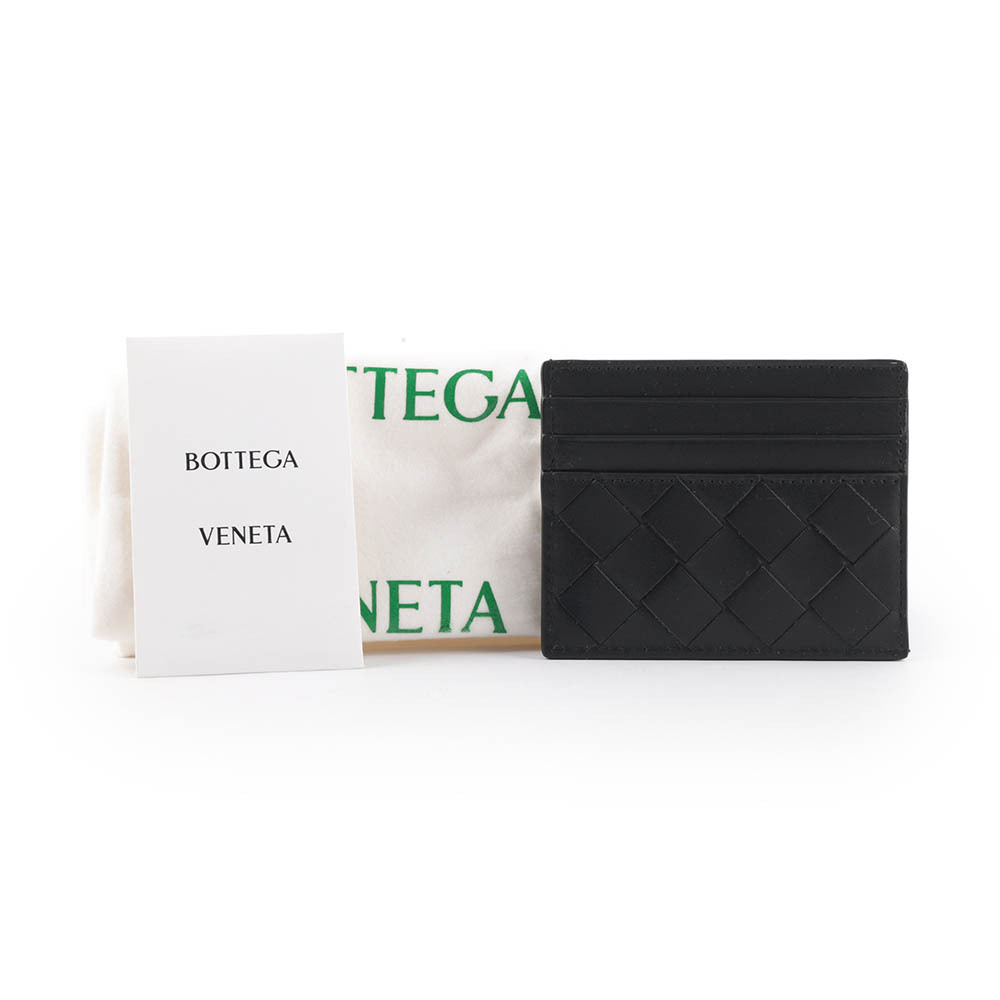 【BOTTEGA VENETA】新款編織小牛皮6卡信用卡/名片夾
