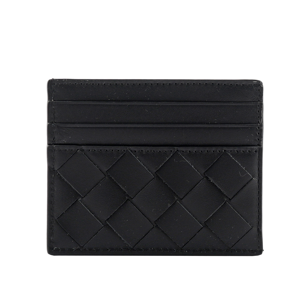 【BOTTEGA VENETA】新款編織小牛皮6卡信用卡/名片夾